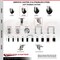 Service Caster 3.5 Inch 316SS Soft Rubber Wheel Swivel 1-3/4 Inch Expanding Stem Caster Set SCC SCC-SS316EX20S3514-SRS-134-4 - alternate 4